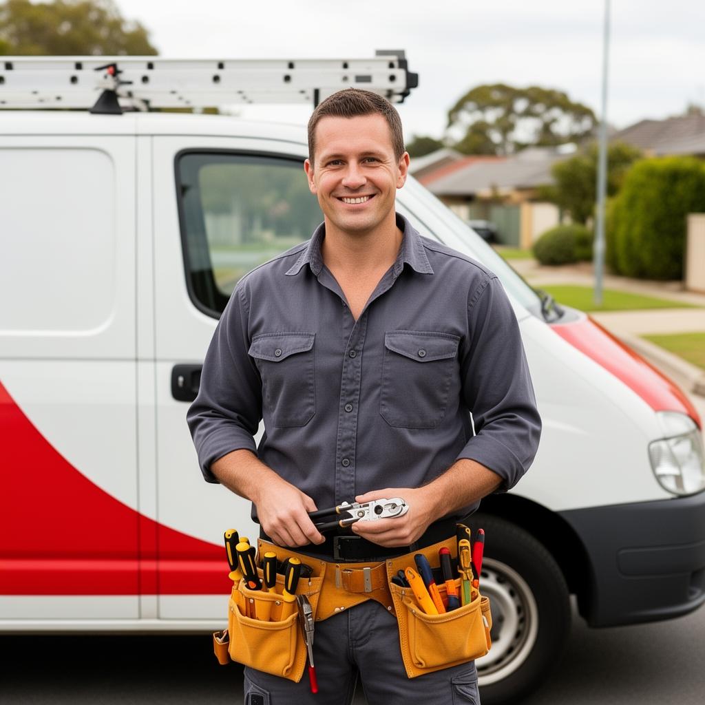 Licensed electrician from Annands Electrical Services